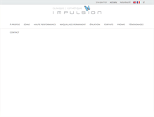 Tablet Screenshot of esthetiqueimpulsion.com